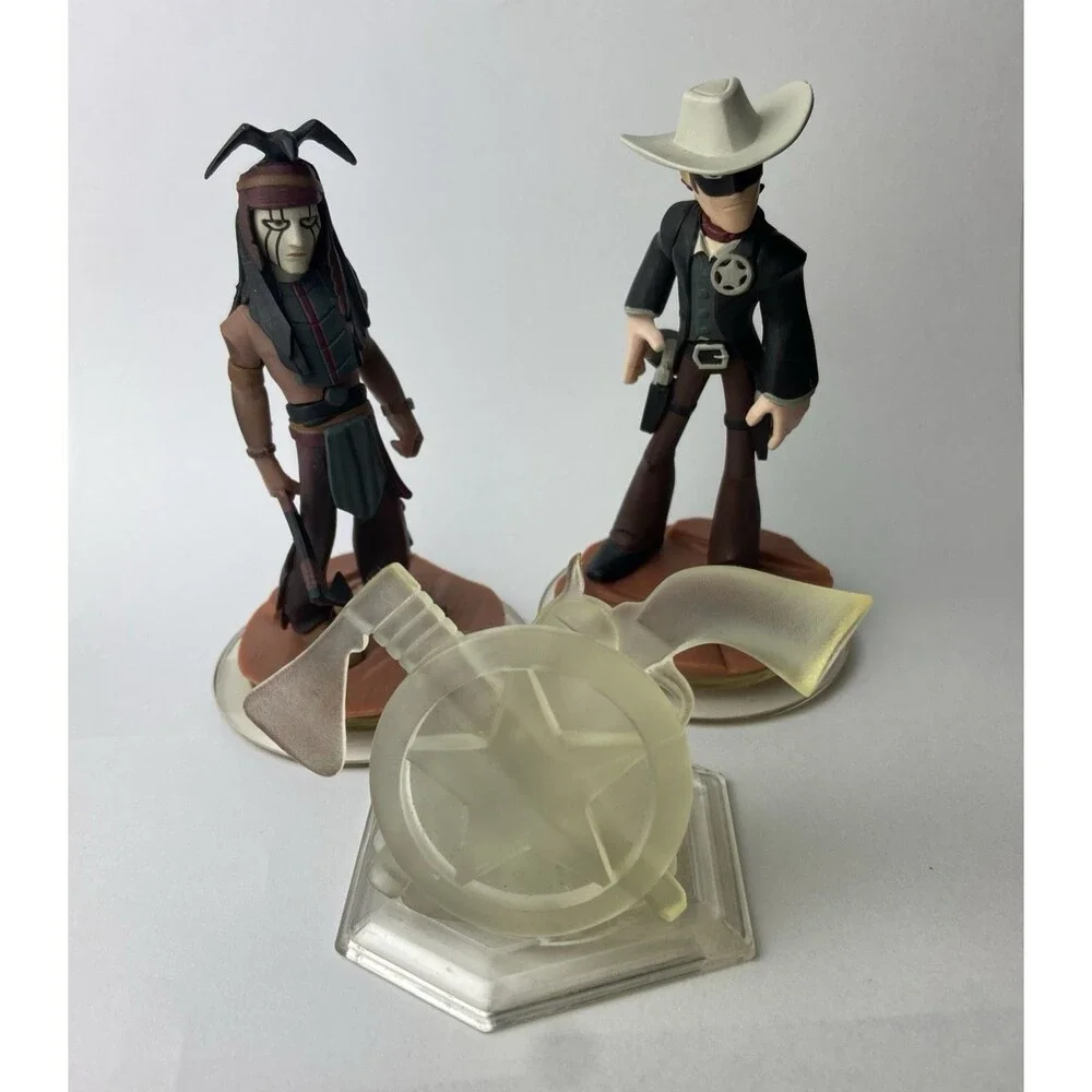 Disney Infinity Lone Ranger & Tonto With Crystal